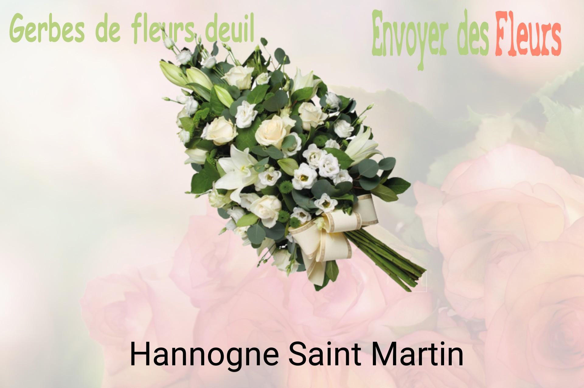 Gerbe de fleurs de deuil livrée à Hannogne-Saint-Martin